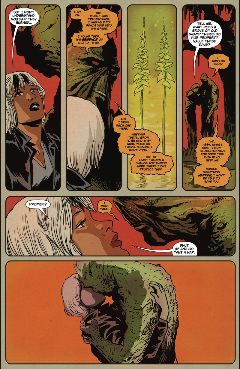 Illustration for article titled Read a sneak preview of the next issue of Swamp Thing